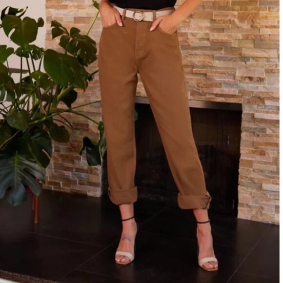 Etica Denim - ÉTICA Bryce Pinch Waist Boyfriend in Tapenade NWT